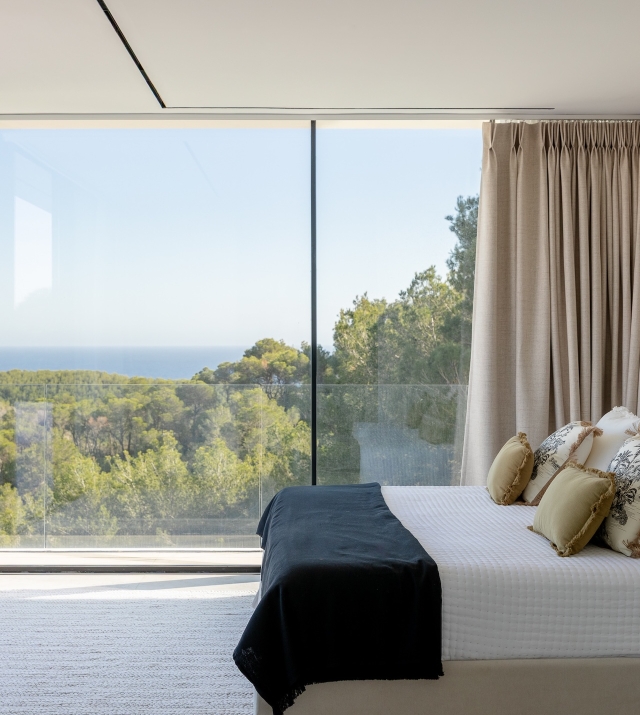 Resa Estates for sale Ibiza Vlla Aixa te koop sale lift sea views bedroom 3.jpg